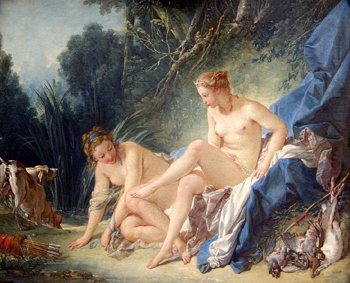 Francois Boucher Diane sortant du bain china oil painting image